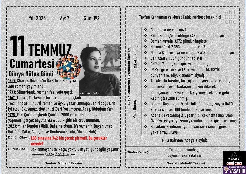 Dünya Nüfus Günü 1